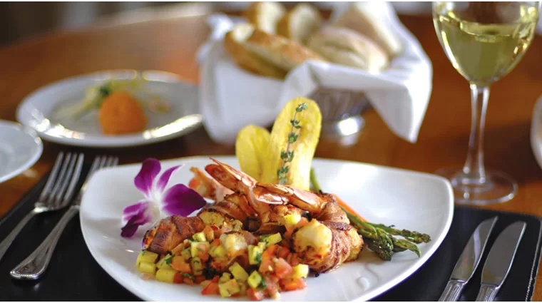 Lunch at a Harbour Town restaurant