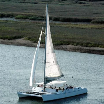Sailing around Hilton Head Island