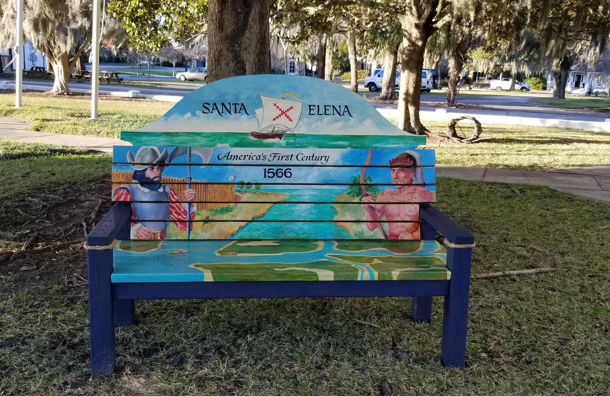 New Downtown Beaufort Benches