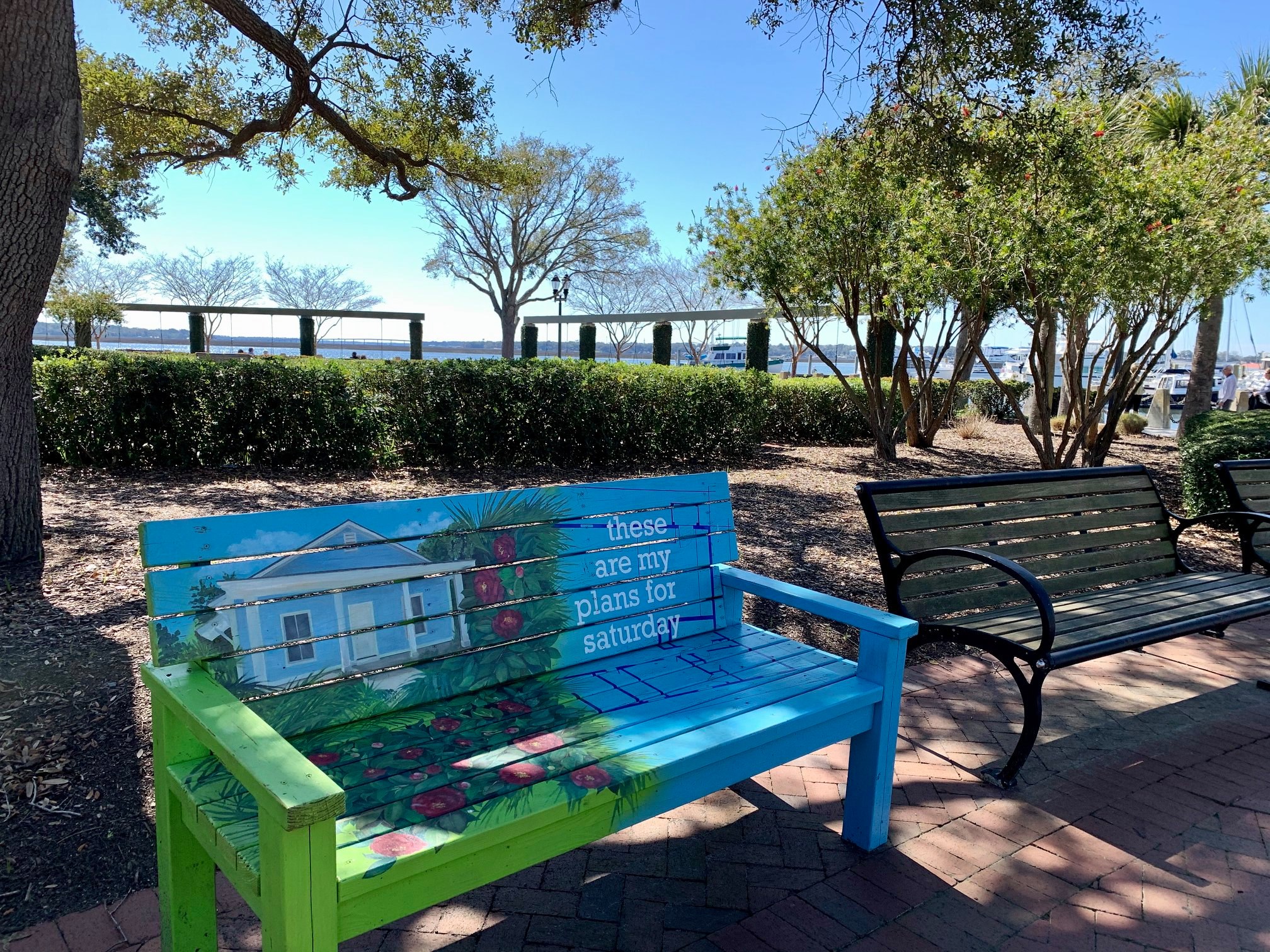 New Beaufort Benches Add Color to Downtown