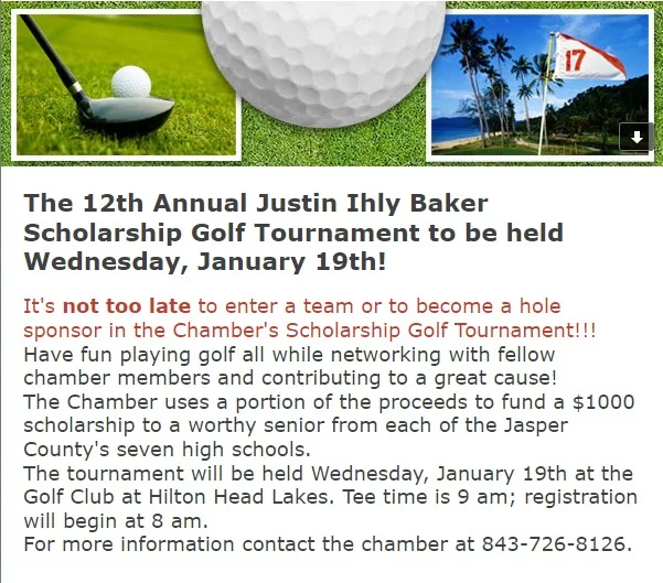 12th Annual Justin Ihly Baker Golf Tournament