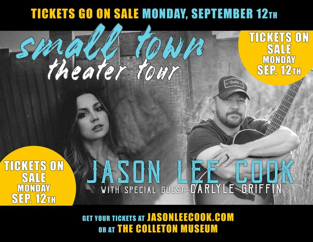 Walterboro Jason Lee Cook Small Town Theater Tour South Carolina