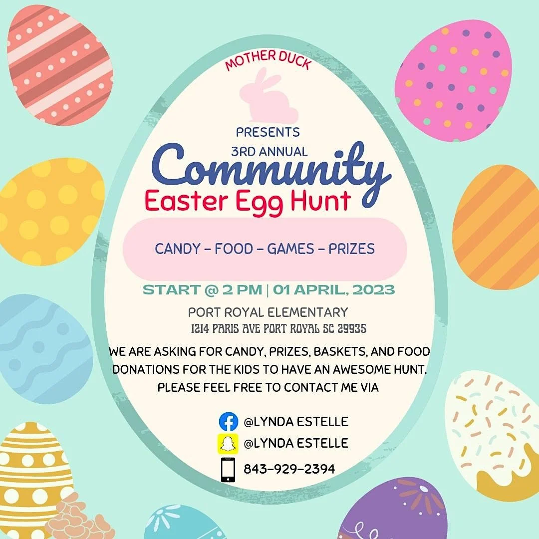 Port Royal ~ Community Easter Egg Hunt - South Carolina Lowcountry