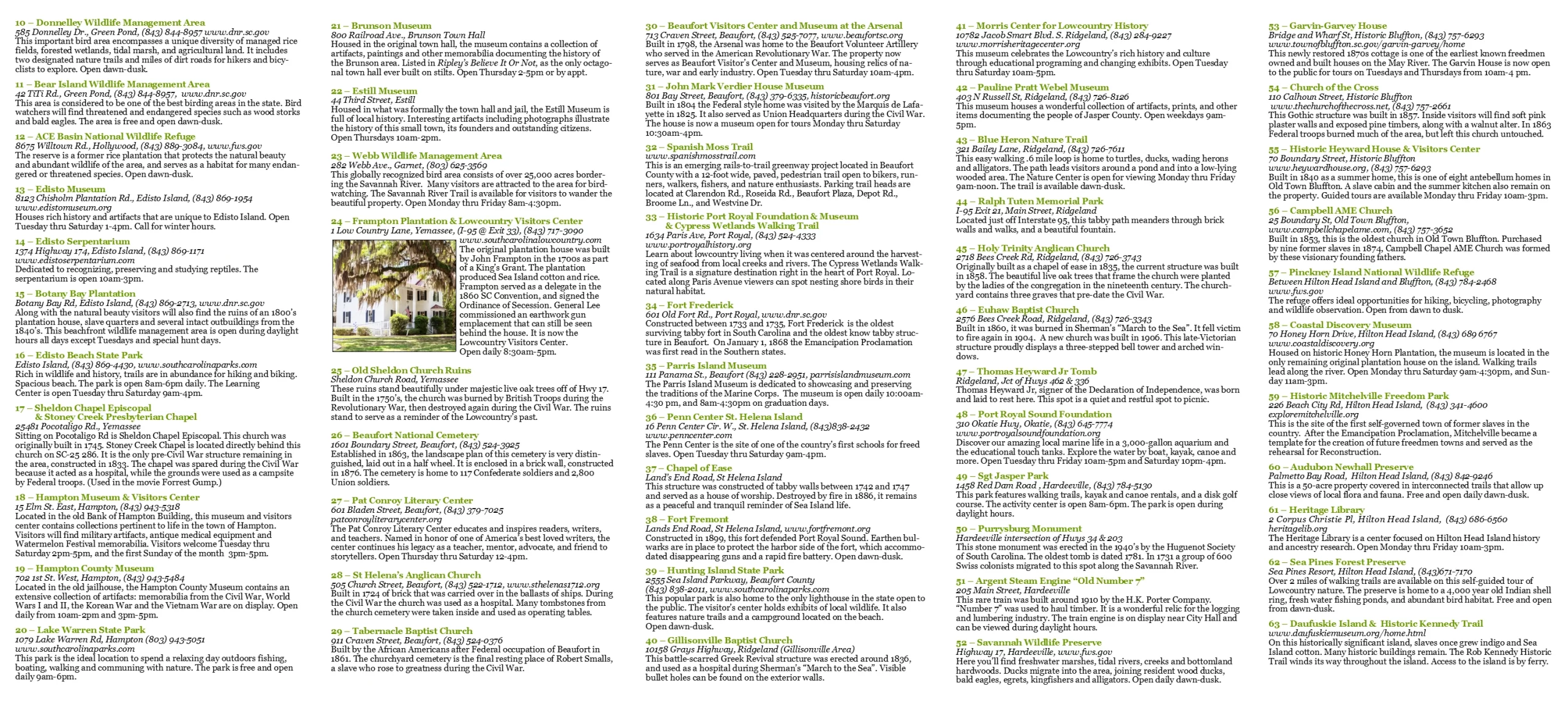 2023 Points of Interest Brochure Attractions 2023 p1