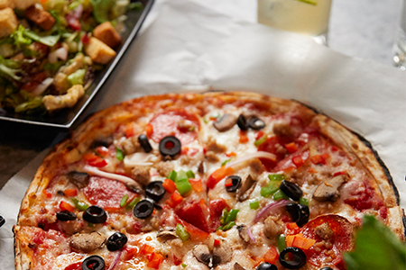 Burnt Church Distillery Pizza