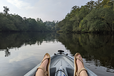 Kayaking the Edisto River
