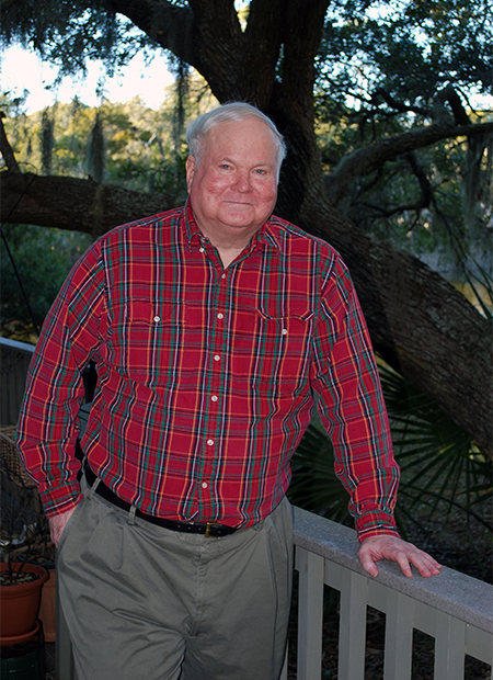 Pat Conroy at his home on Fripp Island, South Carolina